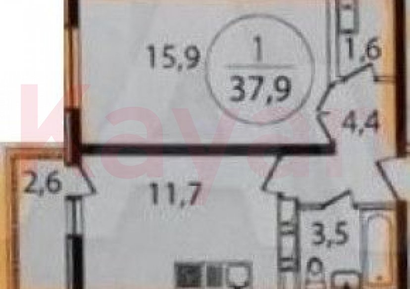 Продажа 1-комн. квартиры, 37.9 кв.м фото 3