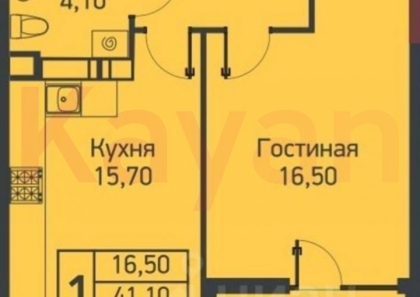 Продажа 2-комн. квартиры, 43 кв.м фото 21