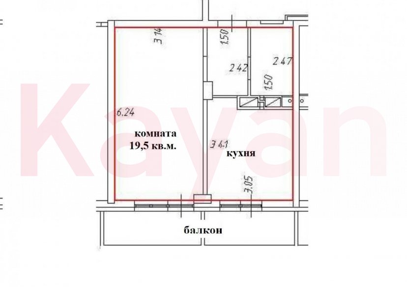Продажа 1-комн. квартиры, 37.2 кв.м фото 9
