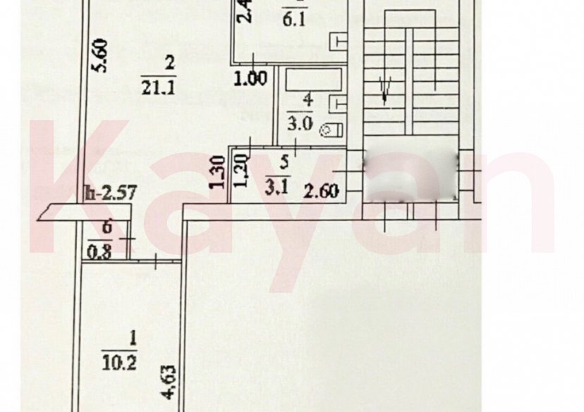 Продажа 2-комн. квартиры, 44.3 кв.м фото 8
