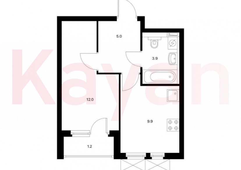 Продажа 1-комн. квартиры, 32 кв.м фото 7